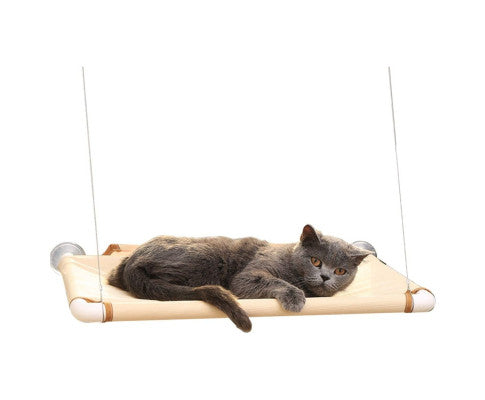 CAT WINDOW PERCH HAMMOCK - BEIGE Buy Cheap 2025 New