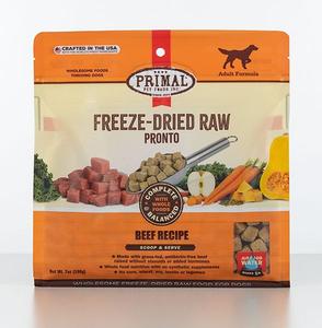 PRIMAL Freeze Dried Raw Pronto Beef Recipe DOG 7oz Great Deals Cheap Pice