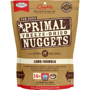 Primal Canine Freeze-Dried Nuggets - Lamb Formula Dog Food Fast Delivery Cheap Online