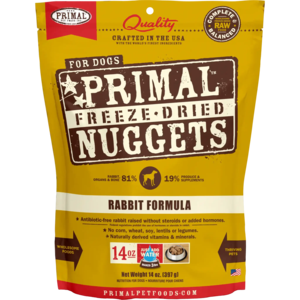 Primal Canine Freeze-Dried Nuggets - Rabbit Formula Dog Food Free Shipping Fashion Style