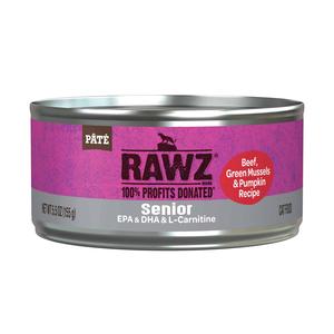 Rawz - Senior Beef, Green Mussels & Pumpkin Senior Cat Food Discount Outlet Store