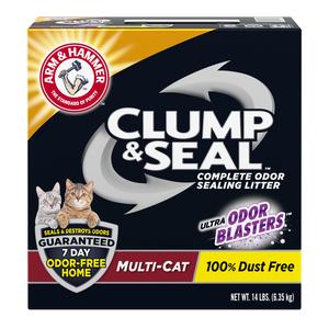 Arm & Hammer Clump & Seal Multi Cat 14lbs Clearance Best Store To Get