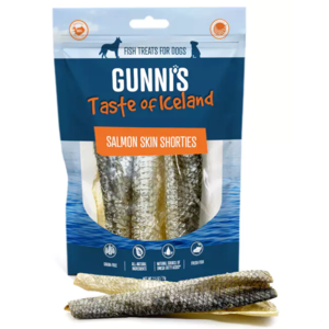 Gunni's Taste of Iceland - Salmon Skin Shorties 2oz Bag Outlet Order