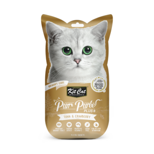 Kit Cat - Purr Puree Plus  Tuna & Cranberry (Urinary Care) Clearance Newest