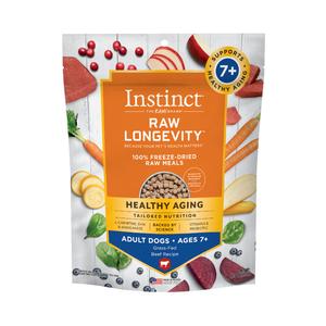 Instinct - Longevity Freeze Dried Raw Meals Adult 7 Plus Beef Sale Latest