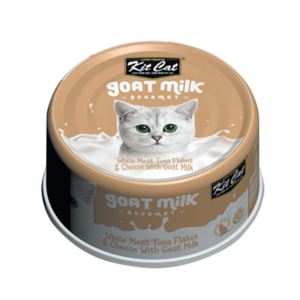 Kit Cat - White Meat Tuna Flakes Cheese with Goat Milk Sale Geniue Stockist
