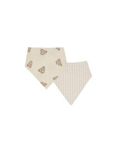 BANDANA SCARF, 2 PACK || TEDDY, OAT CHECK Buy Cheap With Credit Card