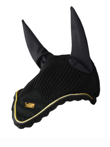 Ear Bonnet Black Gold Discounts Cheap Pice