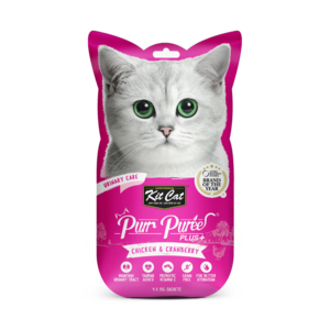 Kit Cat - Purr Puree Plus  Chicken & Cranberry (Urinary Care) Low Shipping Fee Online
