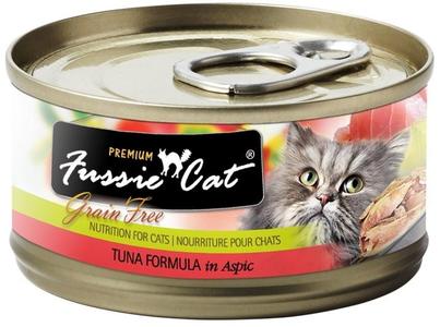 Fussie Cat Premium Grain Free Tuna Formula in Aspic Canned Cat Food Sale Sast