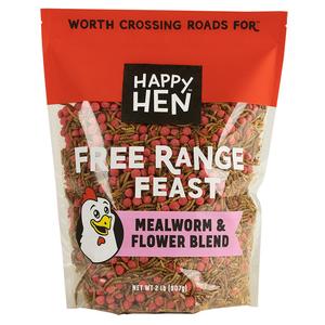 Happy Hen Treats Free Range Feast™ Mealworm & Flower Blend Original For Sale