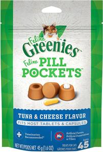 Greenies Pill Pockets Tuna & Cheese Flavored Feline Cat Treats Buy Cheap Big Sale