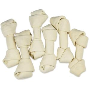 6" to 7 Inch Knotted Rawhide Bones Cheap Sale Brand New Unisex