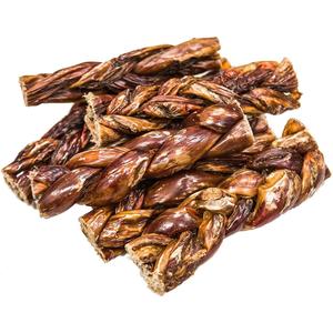 6" Braided Beef Esophagus Gullet Sticks for Small & Medium Dogs Outlet For Nice