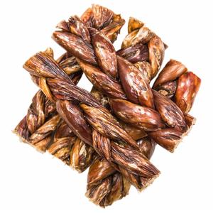 12" Braided Beef Esophagus Gullet Treats for Large & Extra Large Dogs Sale Great Deals