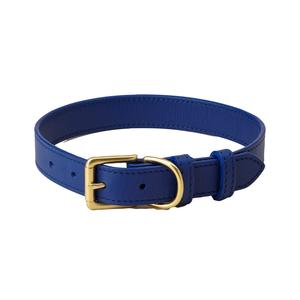 Signature Leather Dog & Cat Collar - Cobalt Blue Buy Cheap Pay With Visa
