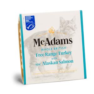 McAdams UK Cat Wet Food Free Range Turkey & Alaskan Salmon BB 13Apr25 Cheap Outlet Store