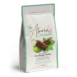 McAdams Awards Free Range Roast Turkey Dog Treats With Peppermint & Apple Buy Cheap Looking For