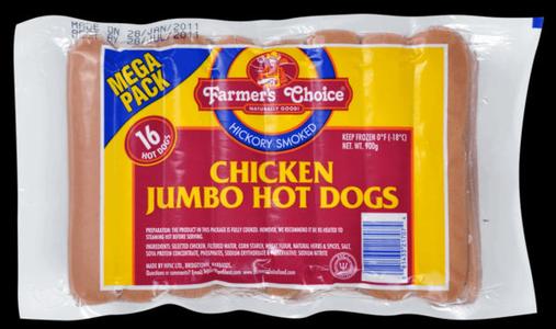 F Choice Chicken Jumbo H  Dogs 450gm Low Pice Cheap Online