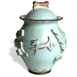 Dog Treat Jar - Baby Blue Buy Cheap 100% Original