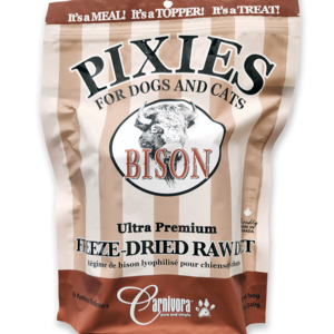 Carnivora PIXIES Freeze Dried Bison Food for Dogs and Cats, 12oz Cheap Best Pices