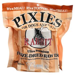 Carnivora PIXIES Freeze Dried Rabbit Food for Dogs and Cats, 12oz Free Shipping Best Seller