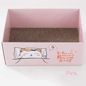 Cat Scratchers - Cardboard with Cartoon Box Cheap Sale Excellent