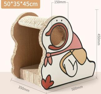 Cat Cardboard Scratcher - Duck With Paypal Online