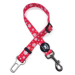 Red Snowflake Dog Safety Seat Belt Pay With Paypal Cheap Pice