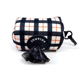 White Plaid Poop Bag Dispenser Authentic Cheap Pice