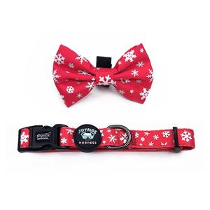 Red Snowflake Collar (   free removable bowtie ) Looking For