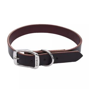 Coastal Pet Products Circle T Latigo Leather Town Dog Collar 3/8" x 12" Cheap Footlocker Finishline