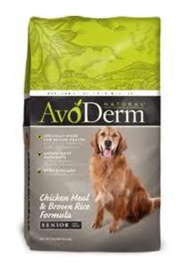 AvoDerm Natural Senior Chicken Meal and Brown Rice Formula Dry Dog Food Sale Cheap Pice