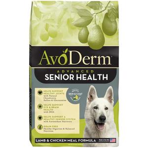 Avoderm Senior Health Grain Free Lamb Meal Formula Dry Dog Food Discount Outlet Store