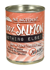 Against the Grain Nothing Else Grain Free One Ingredient 100% Salmon Canned Dog Food Many Kinds Of Online