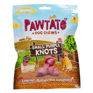 Benevo Pawtato Small Purple Knots Dog Chews 150g Sale 100% Guaranteed