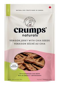 Crumps - Venison Jerky With Chia Seeds Dog Treats 158g Tumblr Sale Online