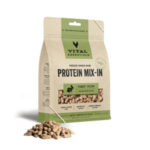 VE - Protein Mix In - Freeze-Dried Rabbit Mini Nibs Topper (For Dogs) Outlet Low Pice Fee Shipping