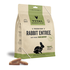 VE - Frozen Rabbit Mini Patties Cat Food (Raw) Outlet Largest Supplier