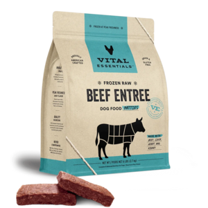 VE - Frozen Beef Entree Dog Raw Food - Patties (Raw) Low Pice Fee Shipping For Sale