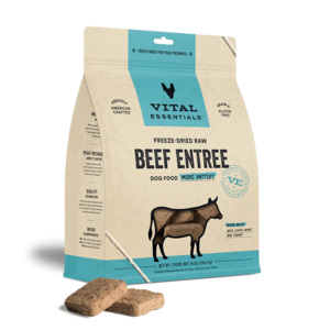VE - Freeze-Dried Raw Beef Entrée Mini Patties Dog Food 14oz Recommend Cheap Pice