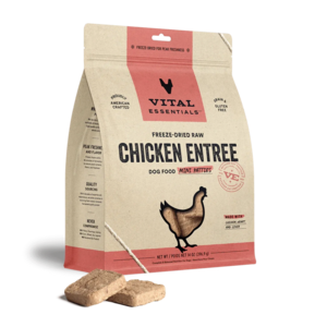VE - Freeze-Dried Raw Chicken Entrée Mini Patties Dog Food 14oz Free Shipping Marketable