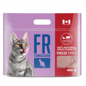 Formula Raw Freeze-Dried Duck & Beef Meal Patties for Cat, Grain-Free, 400g Sale Best