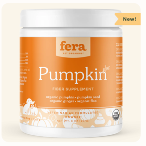 Fera Pumpkin Plus Fiber Support for Dogs and Cats, 8oz Free Shipping Official