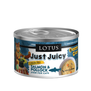 LOTUS Just Juicy Cat Can Food Salmon & Pollock Recipe, 5.3oz Pick A Best