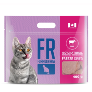 Formula Raw Freeze-Dried Beef Meal Patties for Cat, Grain-Free, 400g Marketable Online