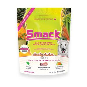 Smack Chunky Chicken Dog Food - Dehydrated, 250g | 2.5kg Free Shipping Wholesale Pice