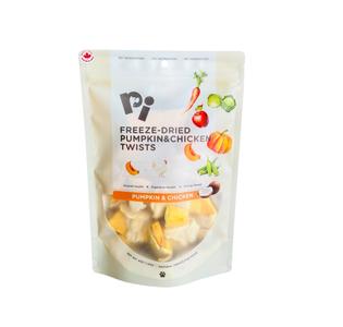 PI Freeze-Dried Pumpkin & Chicken Twists Dogs and Cats Treats, 42g Top Quality For Sale