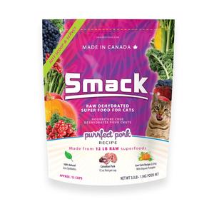 Smack Purrfect Pork Cat Food - Dehydrated, 250g | 1.5kg Clearance Fake