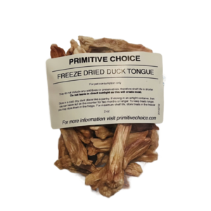 Primitive Choice Duck Tongue- Freeze-Dried Pet Treat, 2oz Browse Cheap Online